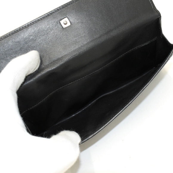 Gucci long wallet double GG canvas leather black - Picture 8 of 9